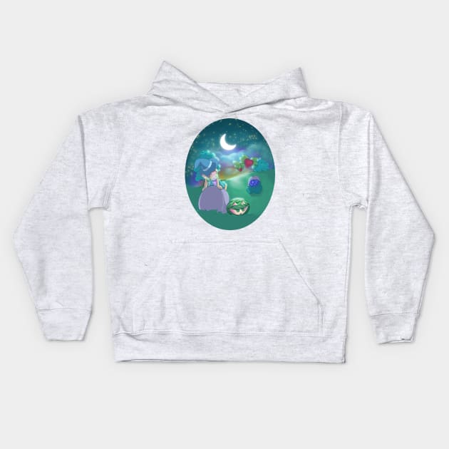 Lofi Fairy SummerWeen Kids Hoodie by Nirelle